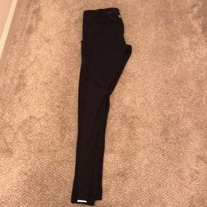 Black Lululemon athletic pants